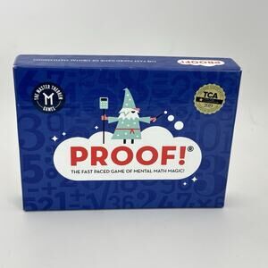PROOF! The Fast Paced Game Of Mental Math Magic Ages 9+ Teachers Choice Award